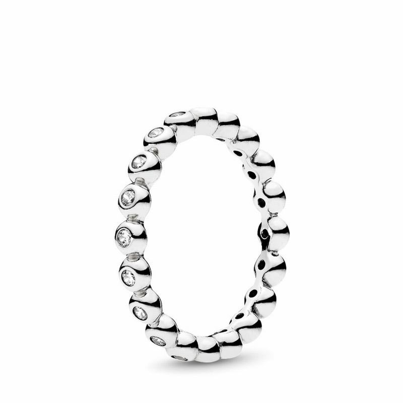 Pandora For Eternity Stackable Ring - Sterling Silver/Cubic Zirconia - Canada | RO9935EX